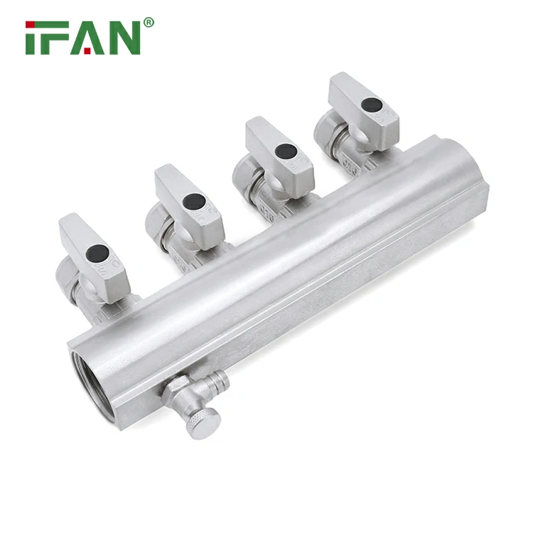 Brass Manifold Compatible With PEX Tubing