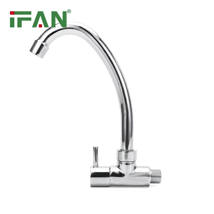 Kitchen Faucet Offers High Arc Spout Reach