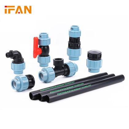 PEパイプ用PP圧縮継手